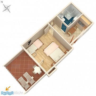 Apartment A-2923-a - Apartments Splitska (Brač) - 2923