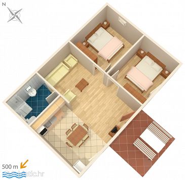 Apartment A-3042-c - Apartments Mali Lošinj (Lošinj) - 3042