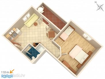 Apartment A-3162-c - Apartments Trpanj (Pelješac) - 3162