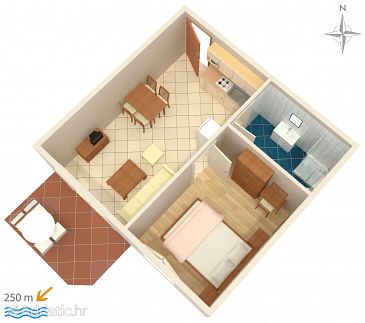 Apartment A-3210-a - Apartments Palit (Rab) - 3210
