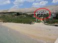 Property - Rooms 3298 Property Pag (Pag) - Accommodation 3298 - Rooms near sea with pebble beach.