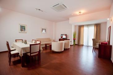 Living room Makarska, Living room u smještaju tipa apartment, WIFI.