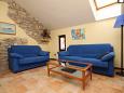 Obývací pokoj Novigrad, Obývací pokoj u smještaju tipa house, dostupna klima, dopusteni kucni ljubimci i WIFI.