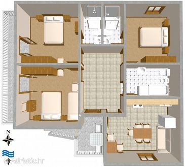 Apartment A-364-a - Apartments Turanj (Biograd) - 364