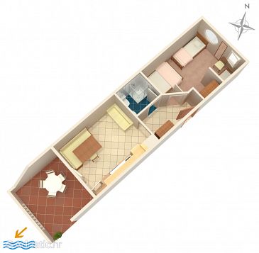 Apartment A-4098-d - Apartments Mandre (Pag) - 4098