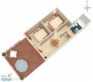 Apartment A-4114-b - Apartments Novalja (Pag) - 4114