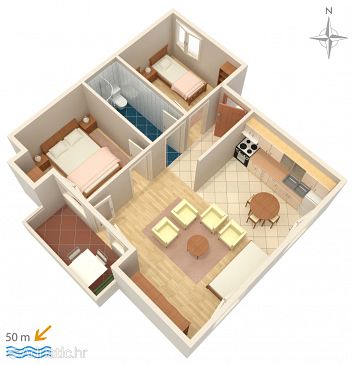 Apartment A-4149-c - Apartments Pag (Pag) - 4149