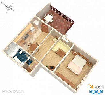 Apartment A-4181-b - Apartments Vodice (Vodice) - 4181