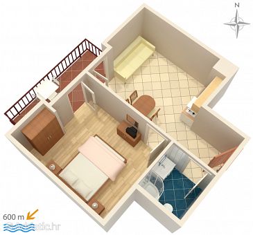 Apartment A-4210-d - Apartments Vodice (Vodice) - 4210