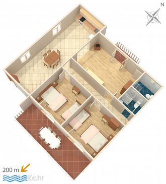 Apartment A-4254-c - Apartments Grebaštica (Šibenik) - 4254