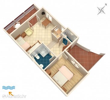 Apartment A-4277-a - Apartments Nemira (Omiš) - 4277