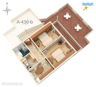Apartment A-430-a - Apartments Vrbnik (Krk) - 430