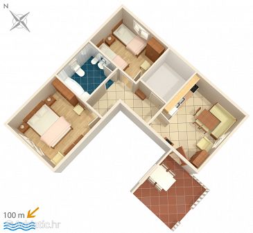 Apartment A-4313-a - Apartments Rogoznica (Rogoznica) - 4313