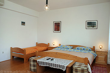Bedroom Korčula, Bedroom u smještaju tipa room.