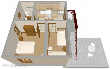 Apartment A-436-a - Apartments Veli Rat (Dugi otok) - 436