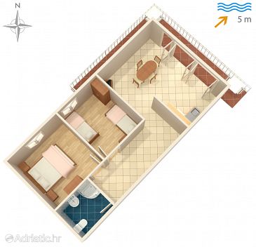 Apartment A-4407-b - Apartments Korčula (Korčula) - 4407