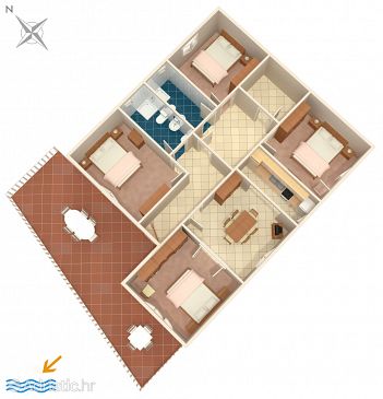 Apartment A-4420-a - Apartments Zavalatica (Korčula) - 4420