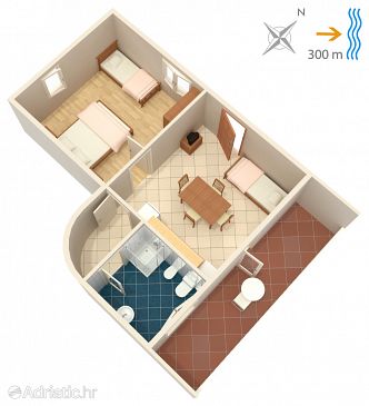 Apartment A-449-b - Apartments Žman (Dugi otok) - 449