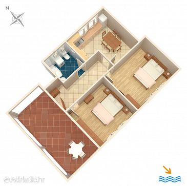 Apartment A-4537-b - Apartments Orebić (Pelješac) - 4537