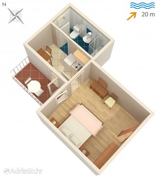 Apartment A-4560-d - Apartments and Rooms Sreser (Pelješac) - 4560