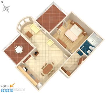 Apartment A-4593-b - Apartments Hvar (Hvar) - 4593