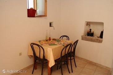 Dining room Vrboska, Dining room u smještaju tipa apartment, dopusteni kucni ljubimci i WIFI.