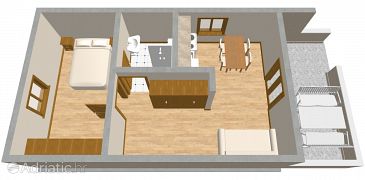 Apartment A-468-b - Apartments Žaborić (Šibenik) - 468