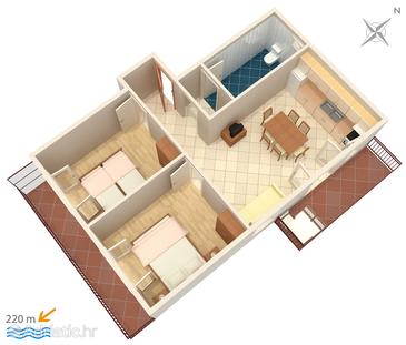 Apartment A-4882-a - Apartments Grebaštica (Šibenik) - 4882