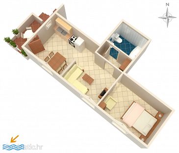 Apartment A-4968-b - Apartments Banjol (Rab) - 4968