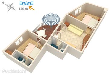 Apartment A-5120-b - Apartments Jezera (Murter) - 5120