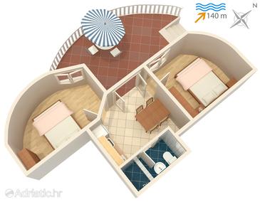 Apartment A-5120-f - Apartments Jezera (Murter) - 5120