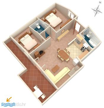 Apartment A-5135-b - Apartments Jezera (Murter) - 5135