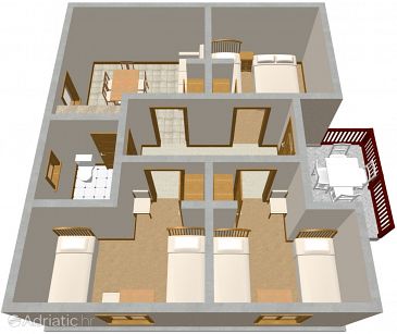 Apartment A-514-a - Apartments Podaca (Makarska) - 514