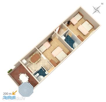 Apartment A-5246-a - Apartments Omiš (Omiš) - 5246