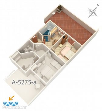 Apartment A-5275-b - Apartments Duće (Omiš) - 5275