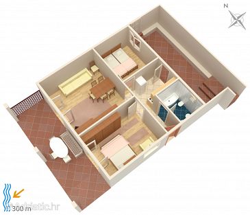 Apartment A-5312-a - Apartments Njivice (Krk) - 5312