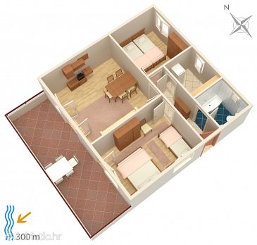 Apartment A-5312-b - Apartments Njivice (Krk) - 5312