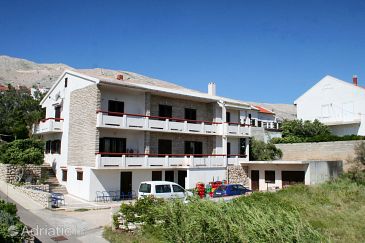 Property - Apartments 532 Property Pag (Pag) - Accommodation 532 - Apartments near sea with pebble beach.