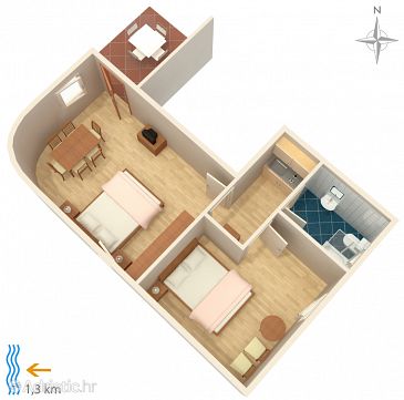 Apartment A-5323-a - Apartments and Rooms Sveti Vid (Krk) - 5323