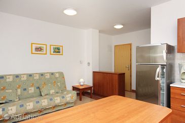 Living room Punat, Living room u smještaju tipa apartment, dostupna klima, dopusteni kucni ljubimci i WIFI.