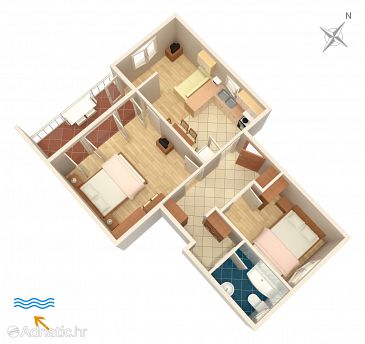 Apartment A-5410-a - Apartments Punat (Krk) - 5410