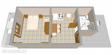 Studio flat AS-542-a - Apartments Basina (Hvar) - 542