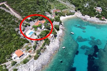 Property - Apartments 5453 Property Uvala Rasohatica (Korčula) - Accommodation 5453 - Apartments near sea.
