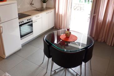 Dining room Crikvenica, Dining room u smještaju tipa studio-apartment, dopusteni kucni ljubimci i WIFI.