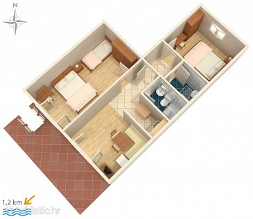 Apartment A-5494-c - Apartments Crikvenica (Crikvenica) - 5494