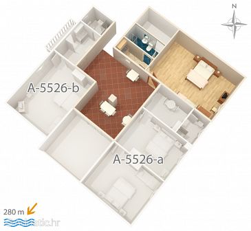 Studio flat AS-5526-a - Apartments Novi Vinodolski (Novi Vinodolski) - 5526
