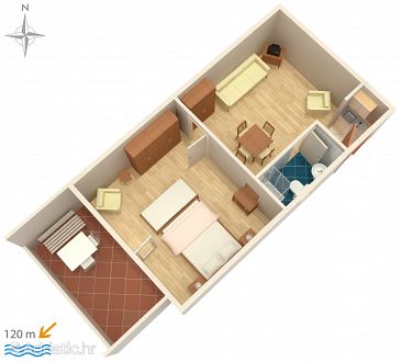 Apartment A-5558-b - Apartments Novi Vinodolski (Novi Vinodolski) - 5558