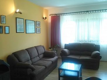 Living room Novi Vinodolski, Living room u smještaju tipa apartment, dostupna klima i WIFI.