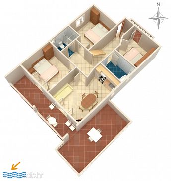 Apartment A-5594-b - Apartments Dramalj (Crikvenica) - 5594