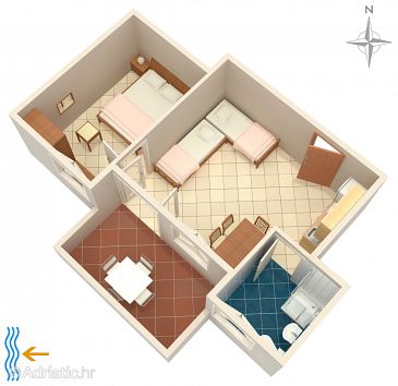 Apartment A-5759-b - Apartments Bibinje (Zadar) - 5759